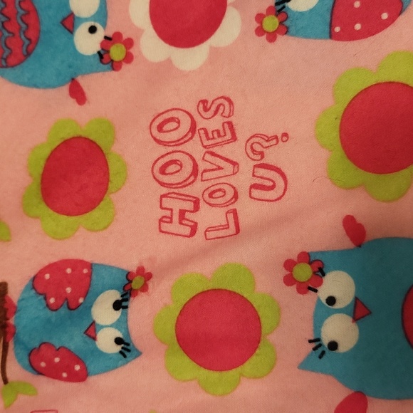 NWT Candy Couture girl owl print pajama set - Picture 4 of 6